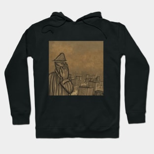 MARASM Lone Man Print Hoodie